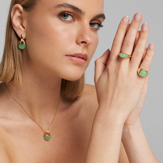 Collana Sogni Quarzo verde menta