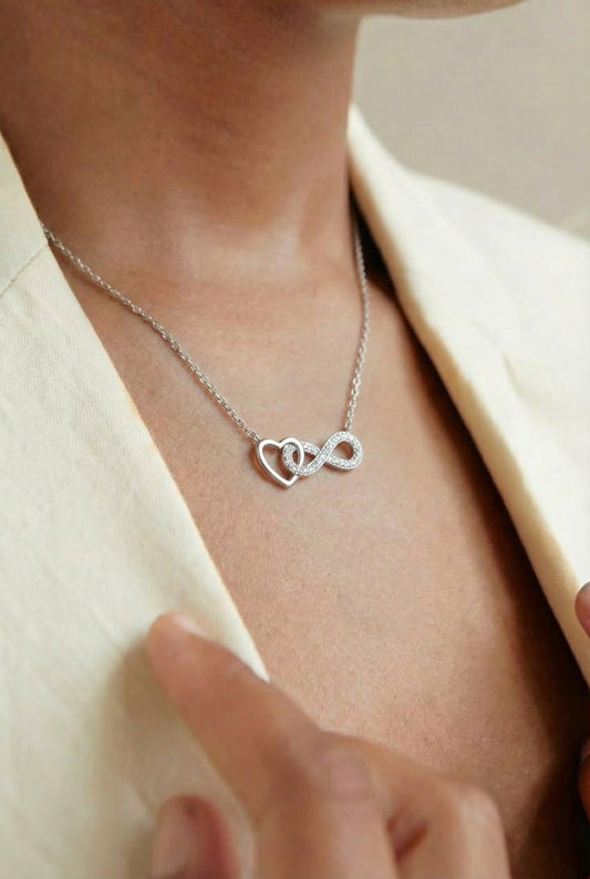 COLLANA AMORE INFINITO SILVER