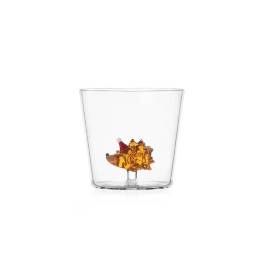 ICHENDORF Milano – Bicchiere Tumbler Riccio con Cappello di Natale