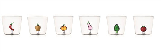 Set 6 tumbler assortiti