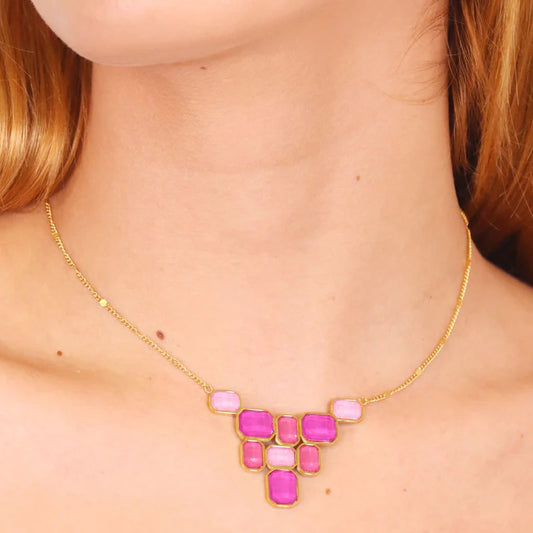 Collana con prisma Pixels