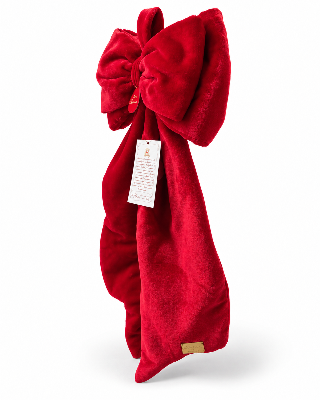 Fiocco in velluto Cherry and Peach H90 x 40cm