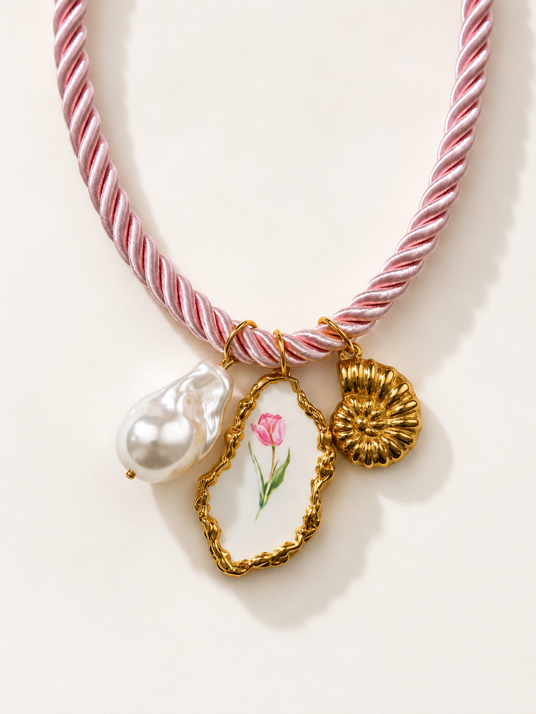 Collana Pink Flower