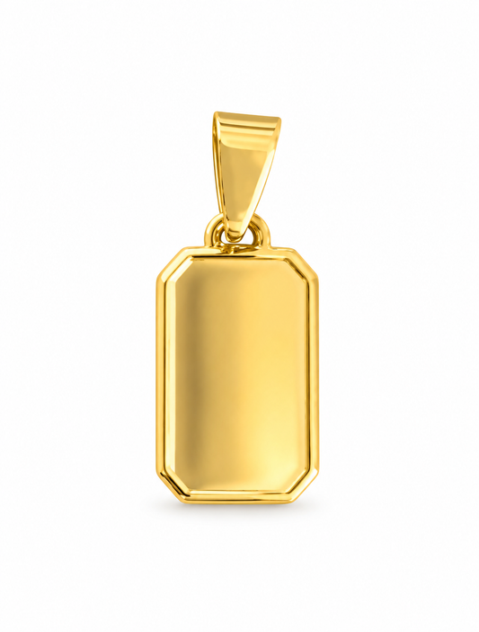Charm “Dedica” rettangolare