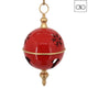 OSO - 03 ORNAMENTO METALLO ROSSO
