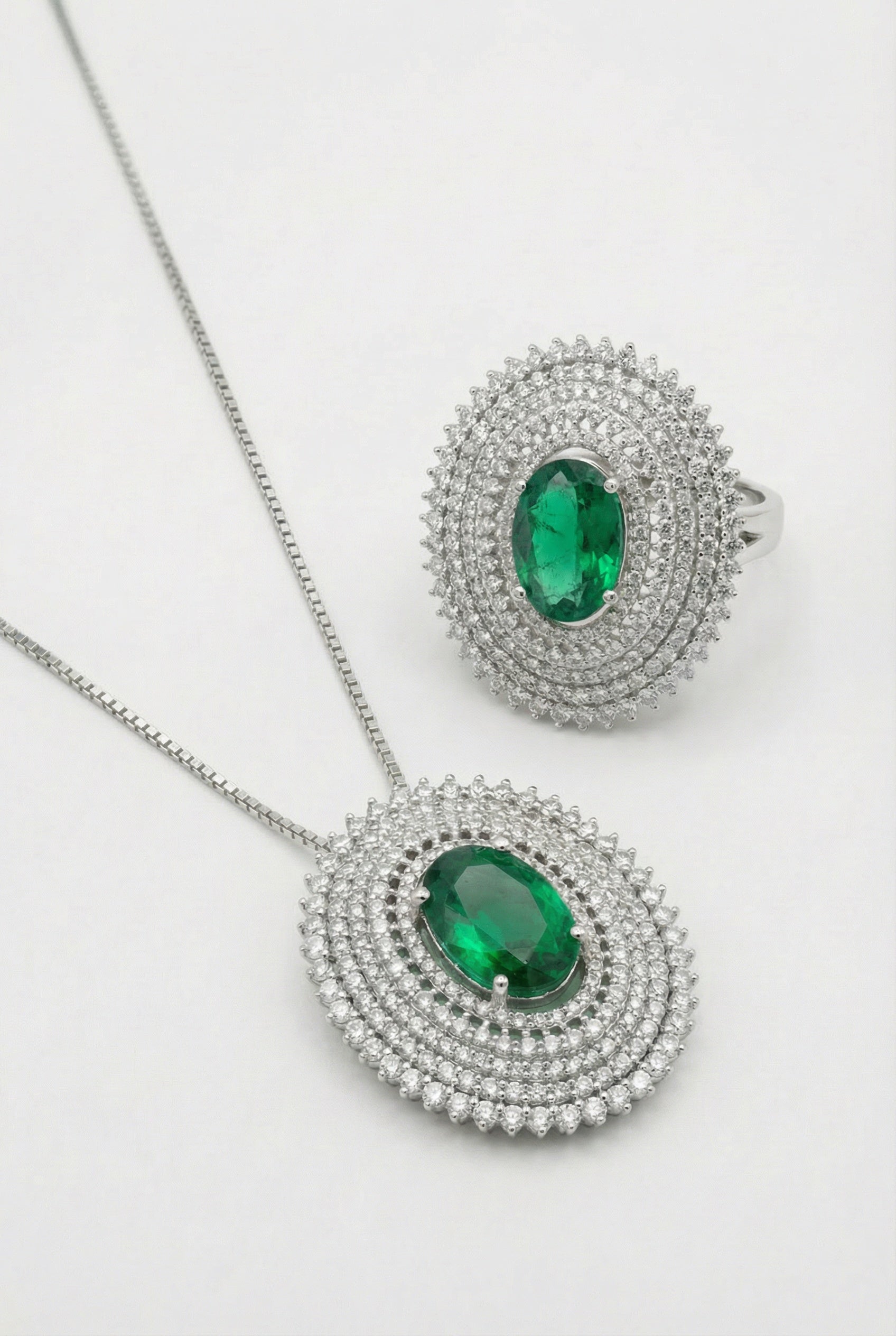 PARURE CATHERINE VERDE