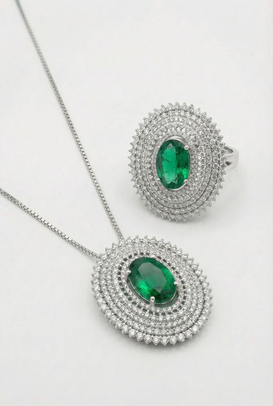 PARURE CATHERINE VERDE