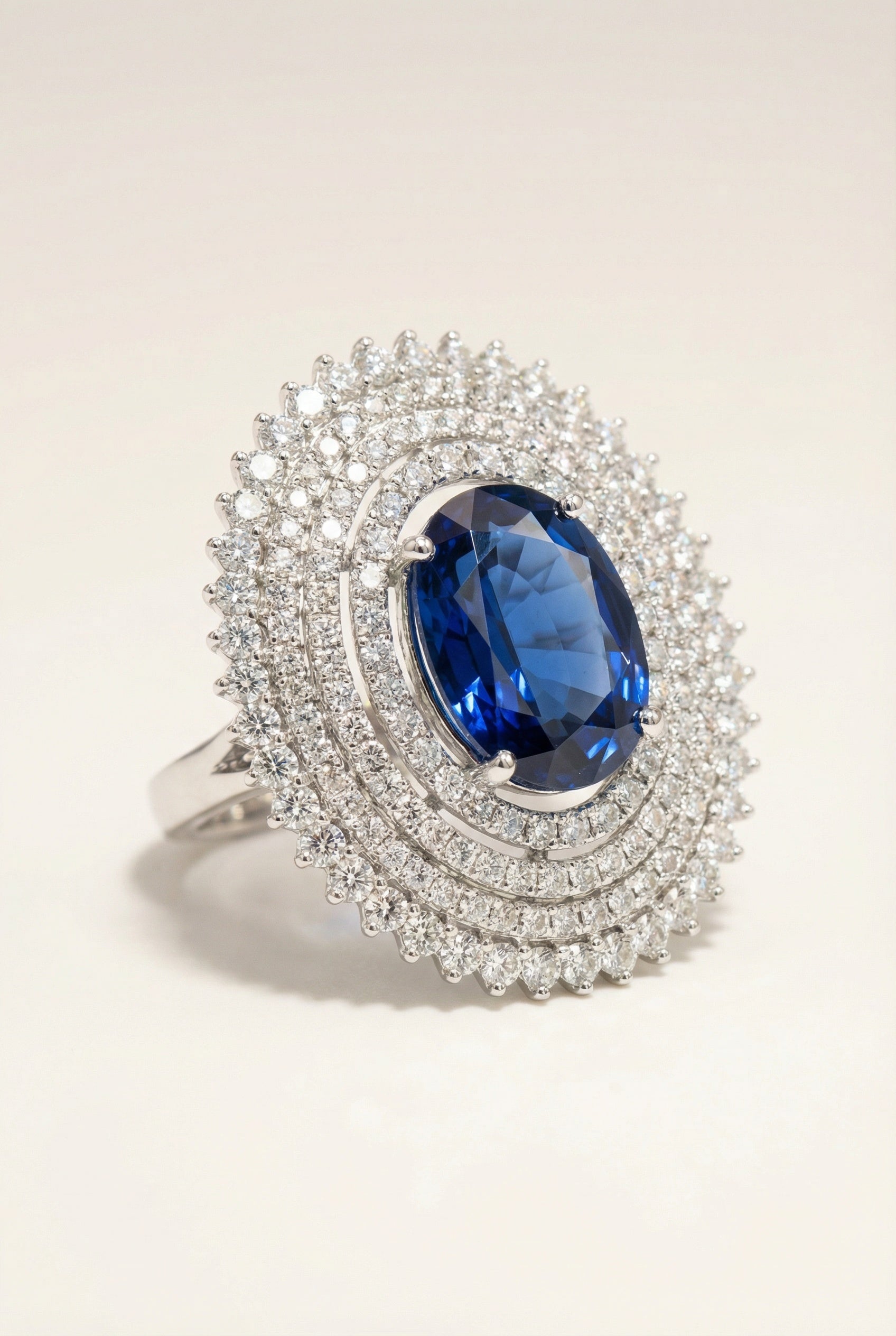 Anello Catherine Blu
