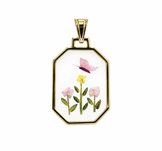 CHARM FIORI E FARFALLA