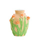 Vaso decorativo TULIP  – Ceramica Arancio-Verde