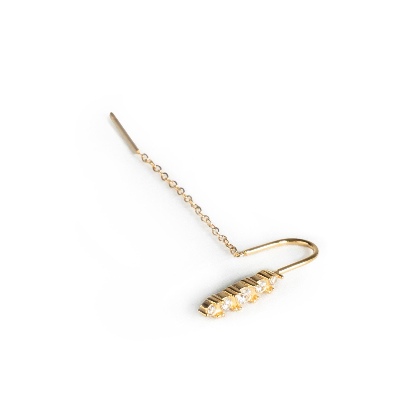 Orecchino Saliscendi Gold