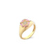 Laura P. Jewels - Anello sigillo marquise rosa