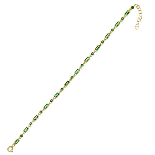 Laura P. Jewels - Bracciale baguette colorate
