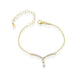 Laura P. Jewels - Bracciale zirconi bianchi e perla