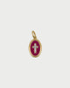 CHARM CROSS BURGUNDY RUE DES MILLE