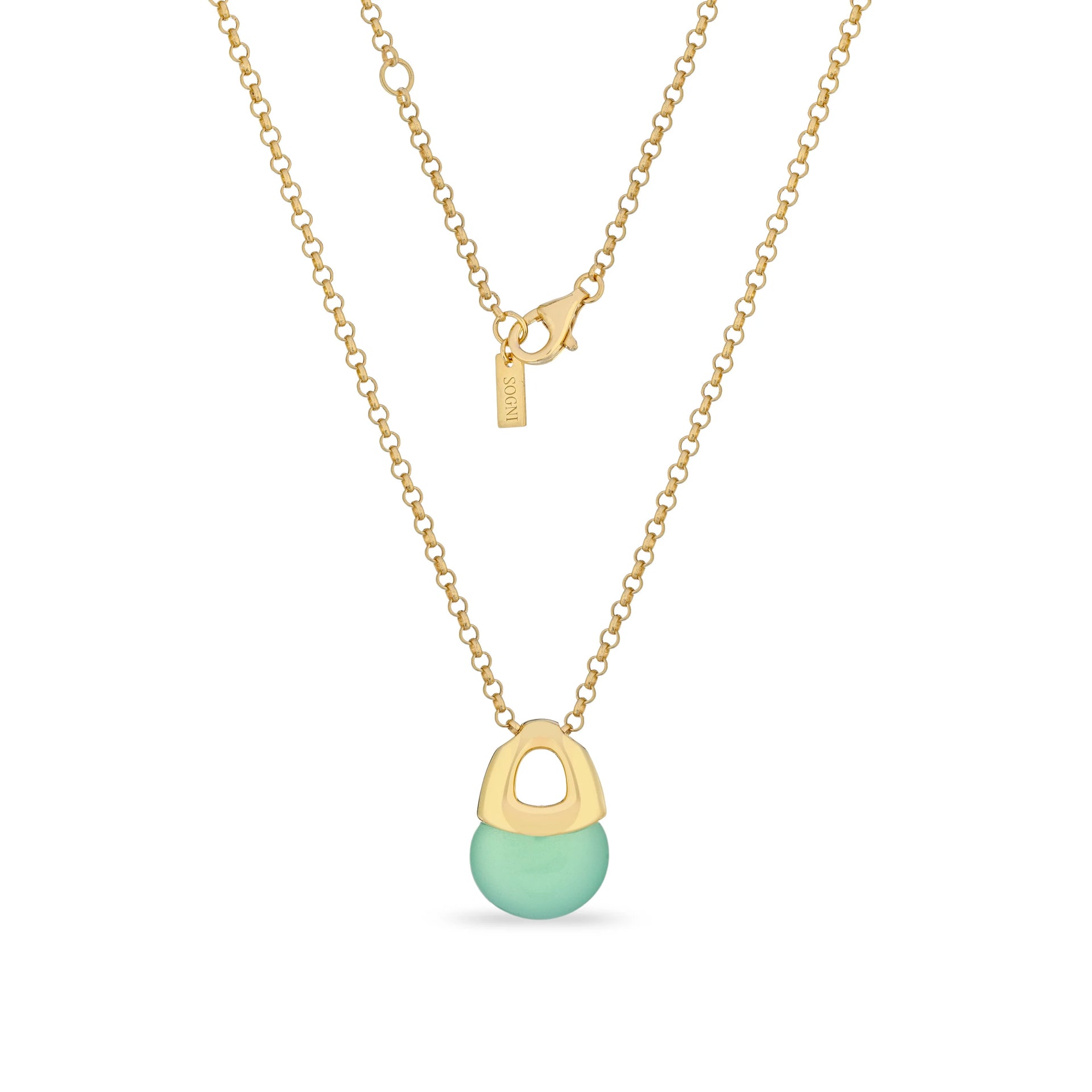 Collana Sogni Quarzo verde menta