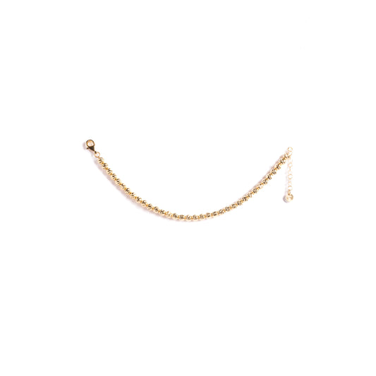 Bracciale Milleluci Argento 925 Placcato Oro 18kt con Sfere Grandi