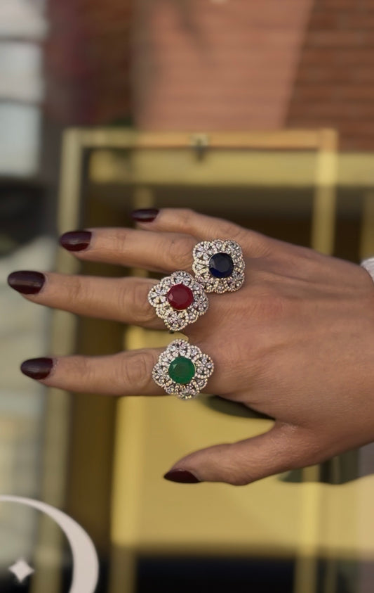 ANELLO ALEXANDRA BLU