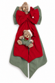 Cherry and Peach – Doppio Fiocco Fuoriporta Big H.103cm con Orsetti Natalizi