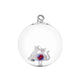 ICHENDORF Palla di Natale Tabby Cat Due Gatti Bianchi con Regalo in Vetro Borosilicato 12cm