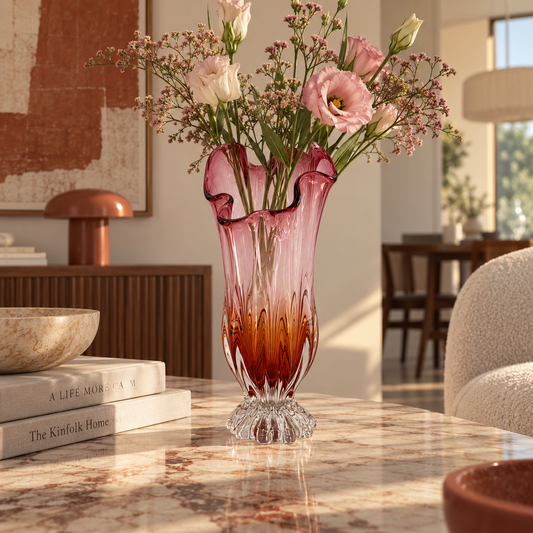 VASO FAZZOLETTO ROSA