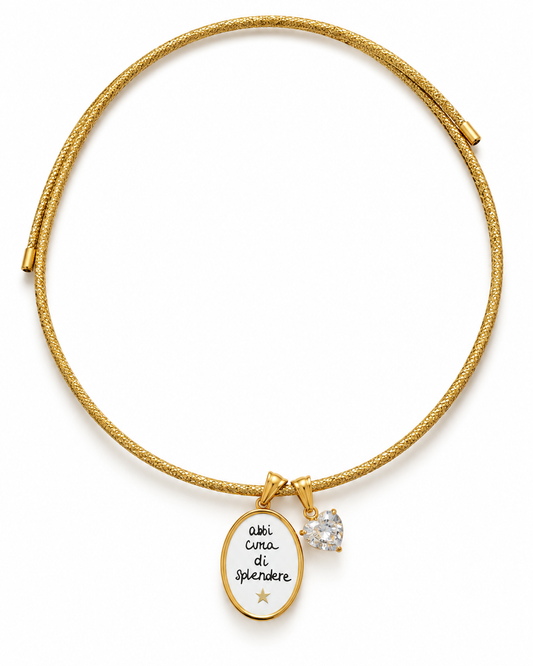Collana “abbi cura di splendere”