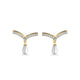 Laura P. Jewels - Orecchini perlina e zirconi bianchi