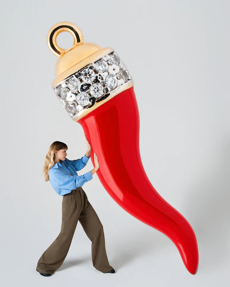 CHARM CORNETTO ROSSO XL RUE DES MILLE