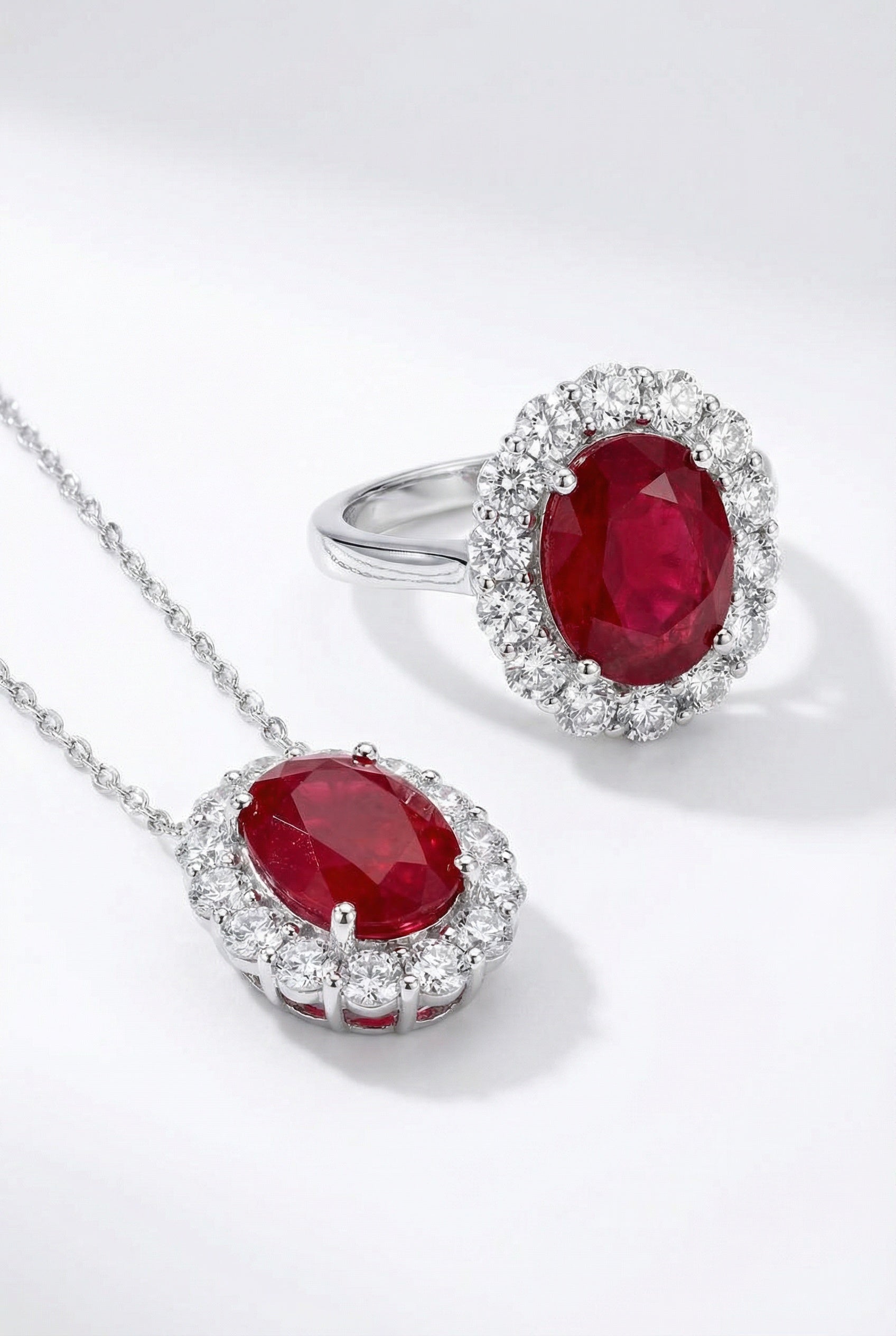 PARURE DIANA ROSSO
