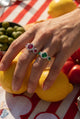 ANELLO AUGUSTA ROSSO