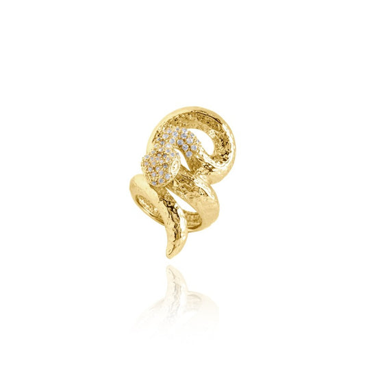 981 Jewels - Anello Shine Serpente Intrecciato