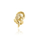 981 Jewels - Anello Shine Serpente Intrecciato