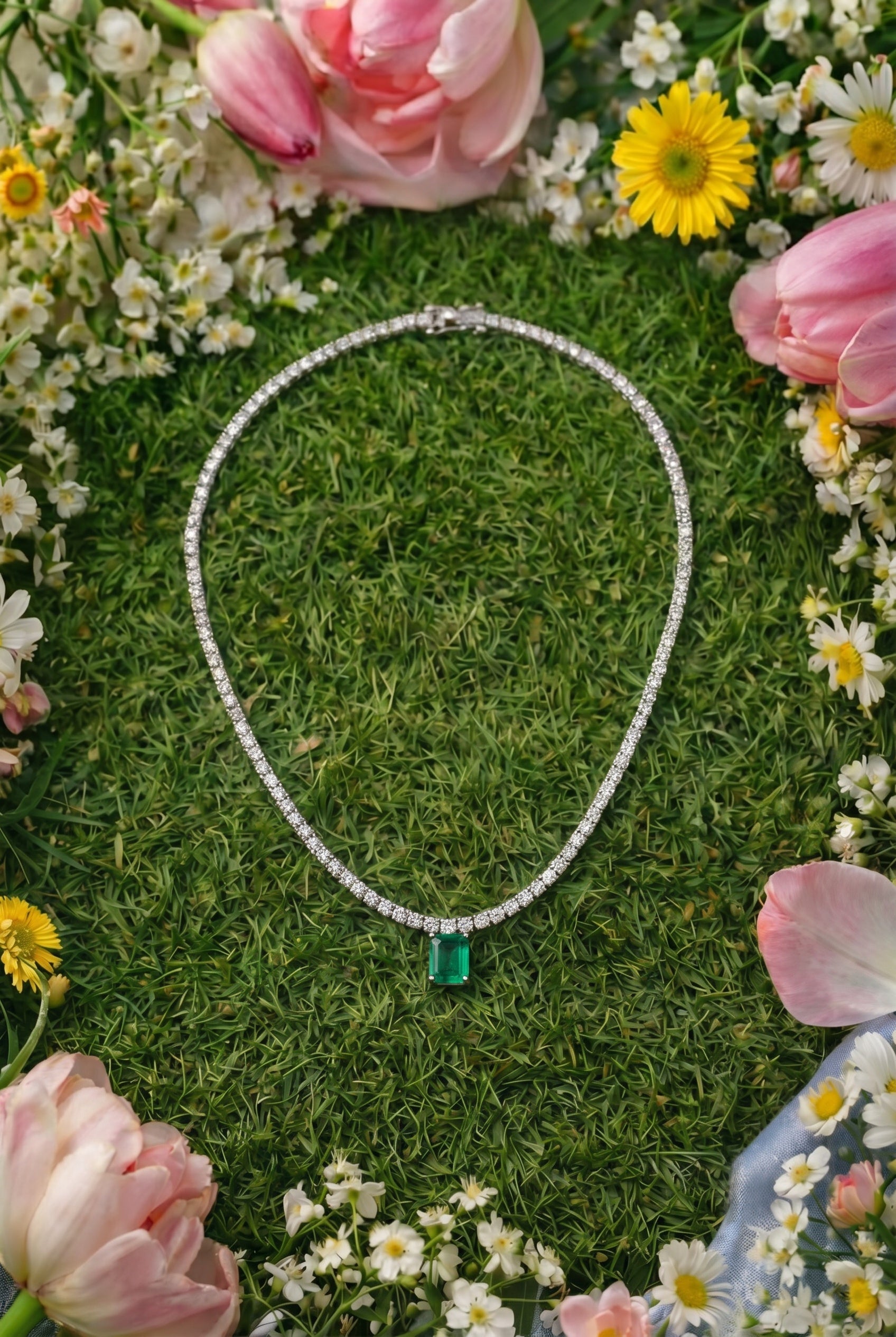 COLLANA BLOOM VERDE