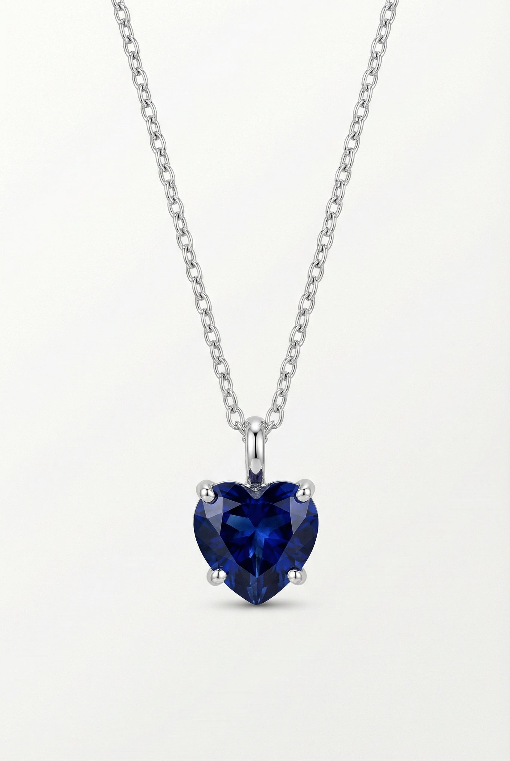 COLLANA MI SEI SCOPPIATO DENTRO AL CUORE BLU