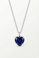 COLLANA MI SEI SCOPPIATO DENTRO AL CUORE BLU