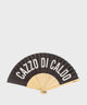 Ventaglio nero "Cazzo di caldo"