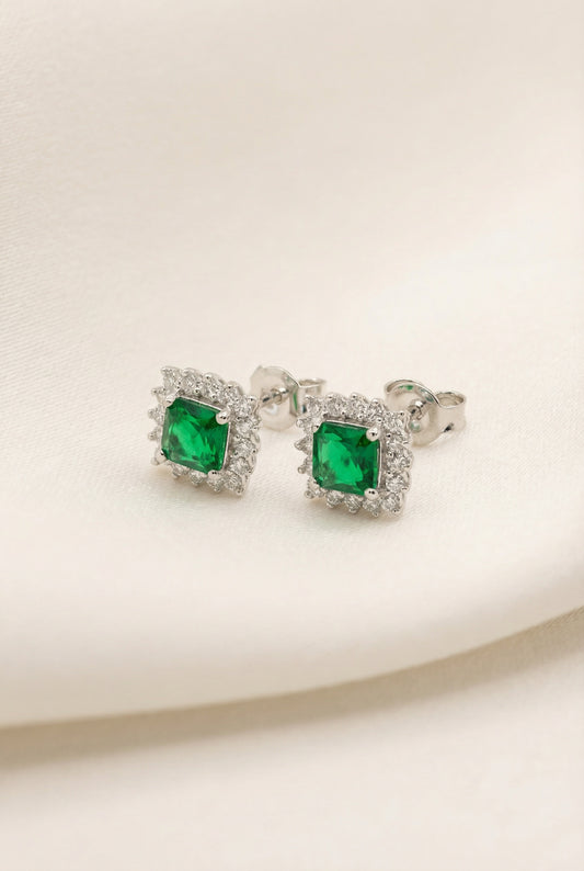 Orecchini Elizabeth Verde