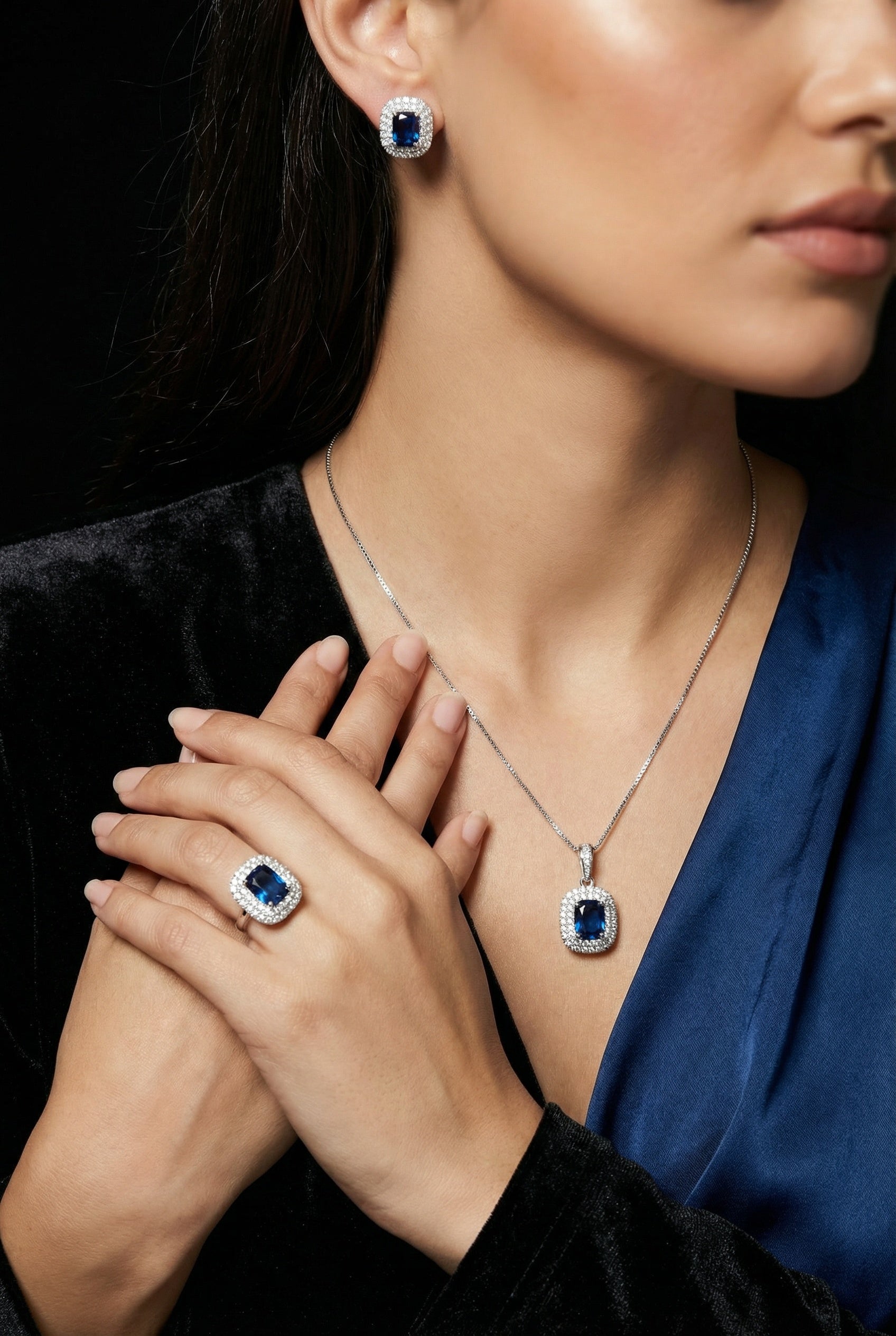 PARURE LAVINIA BLU