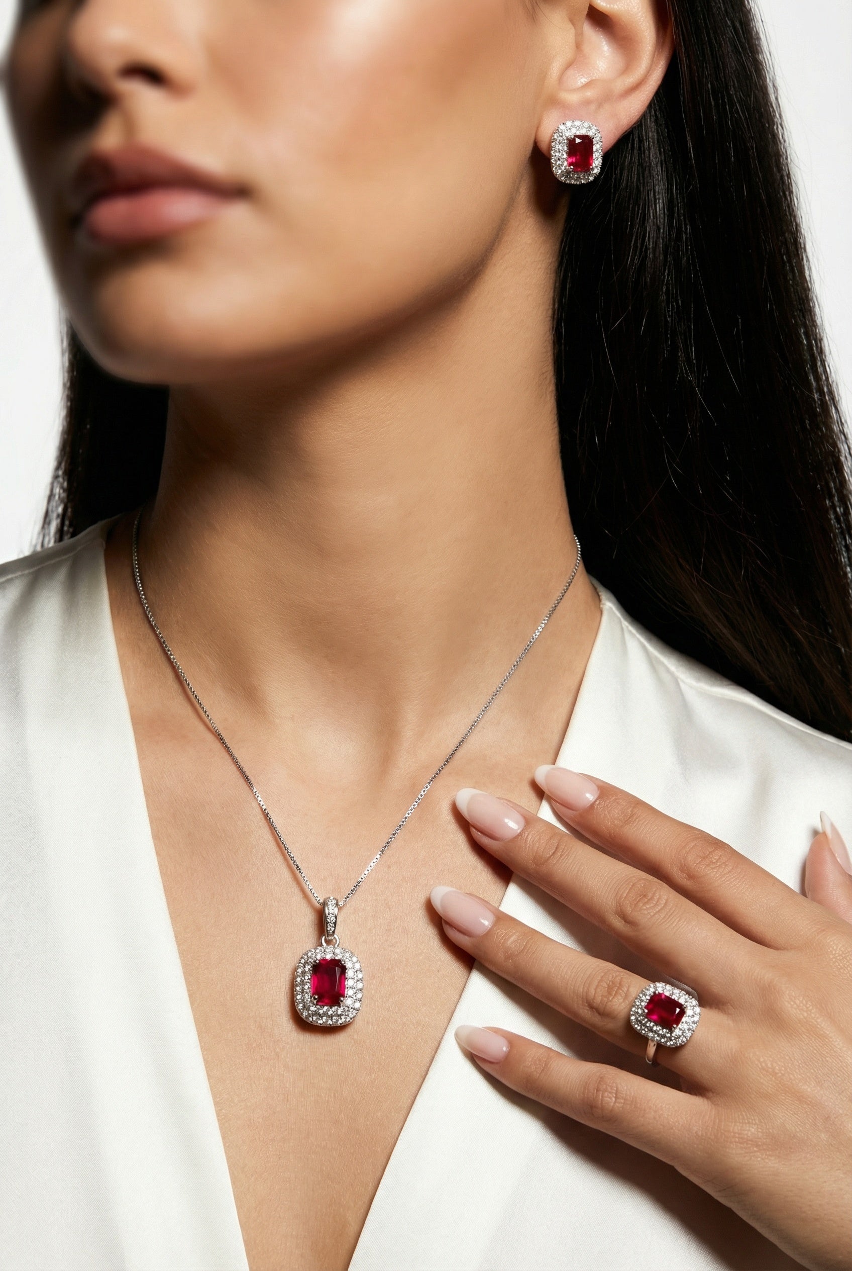 PARURE LAVINIA ROSSO