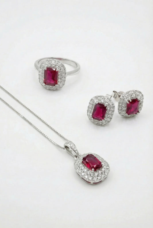 PARURE LAVINIA ROSSO