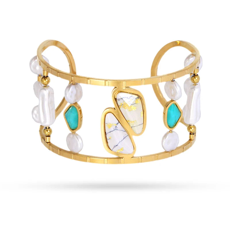 BRACCIALE ACQUA MARINA