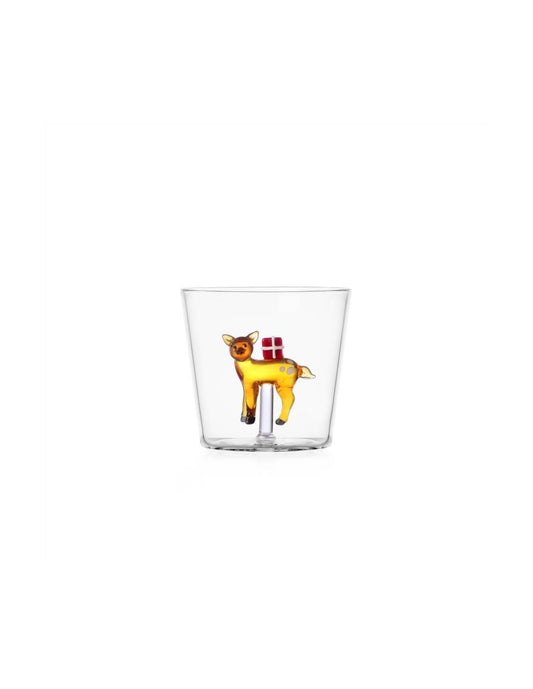ICHENDORF Tumbler Renna con Regalo Rosso