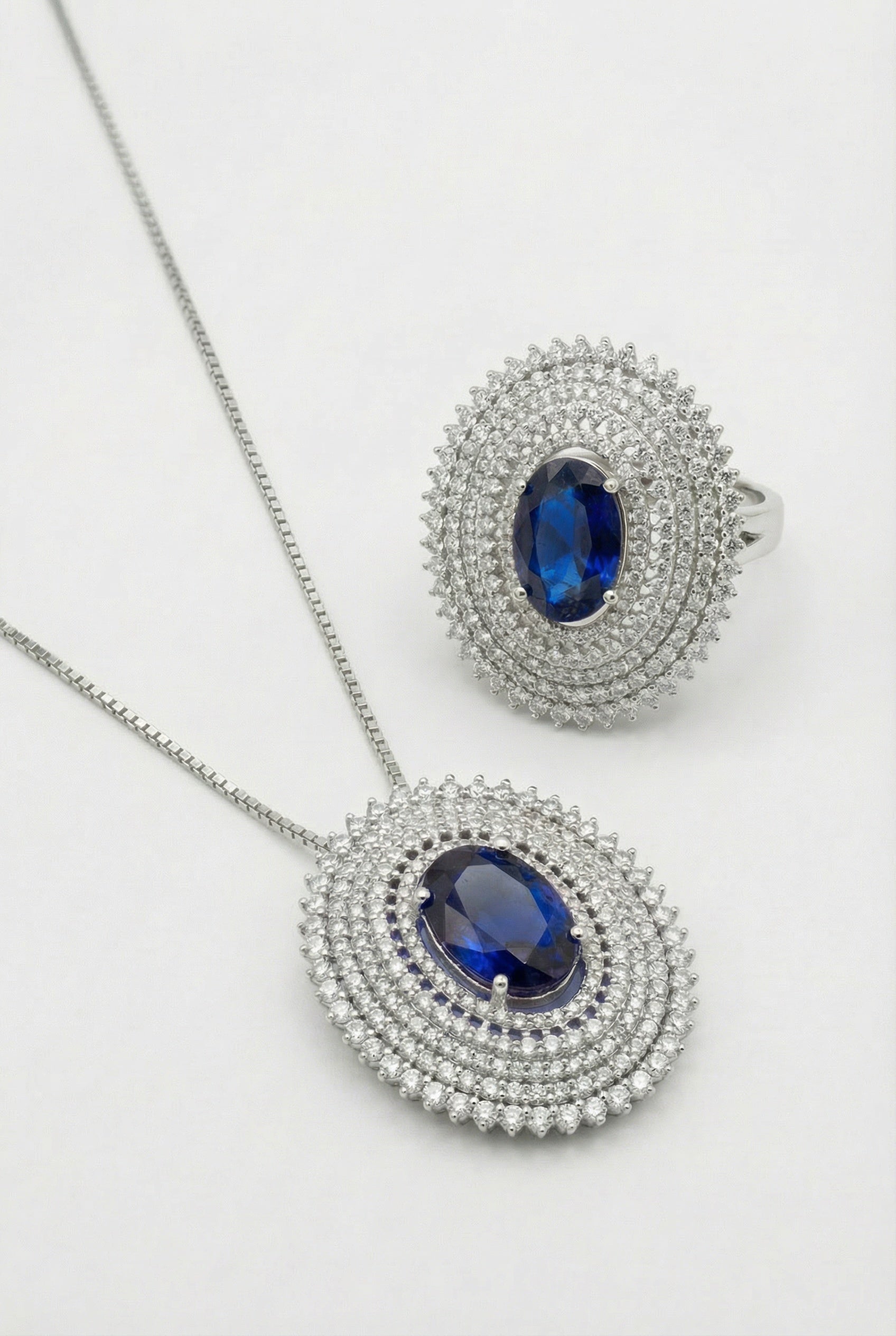 PARURE CATHERINE BLU