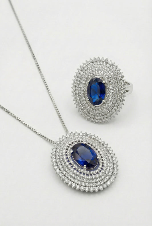 PARURE CATHERINE BLU